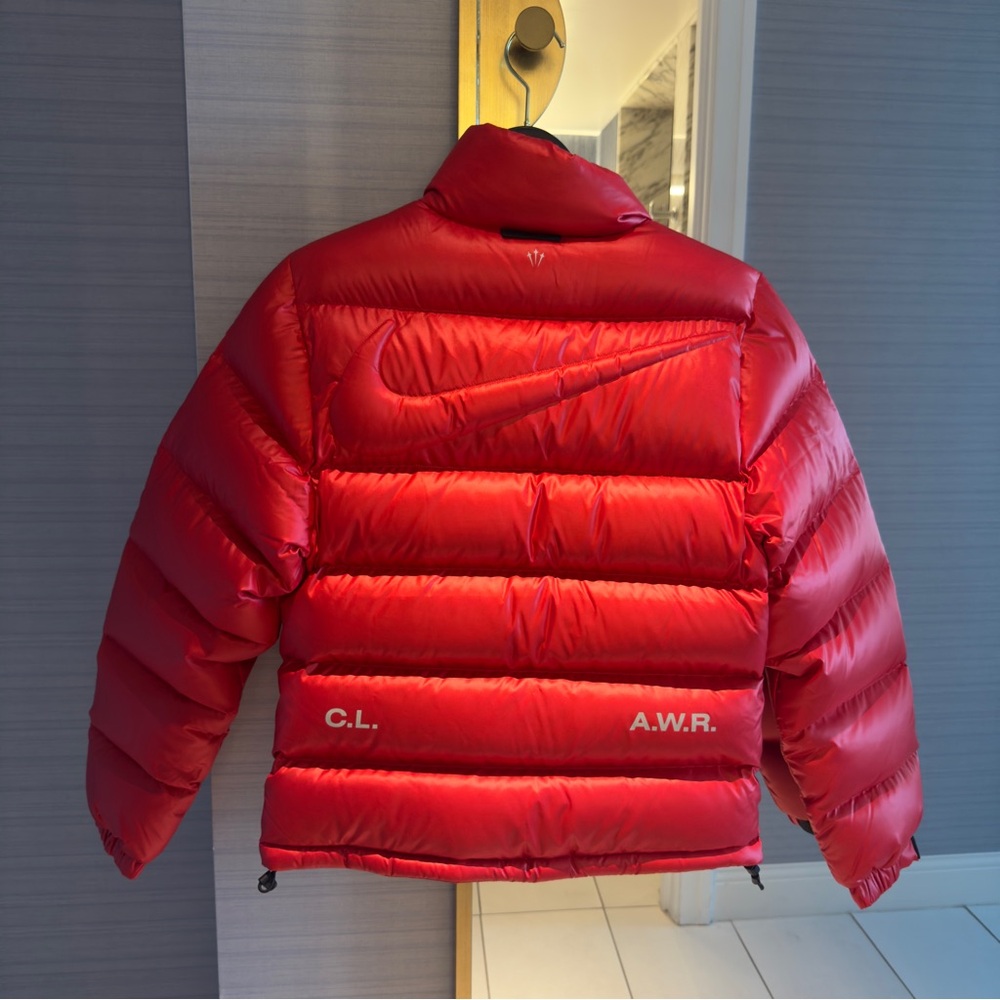Nike x NOCTA Sunset Red Puffer Jacket Drake Rare!! Size XS - Picture 2 of 11